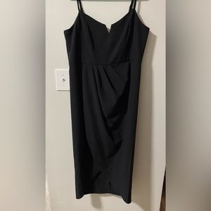NWT City Chic Sassy V Dress - Black
